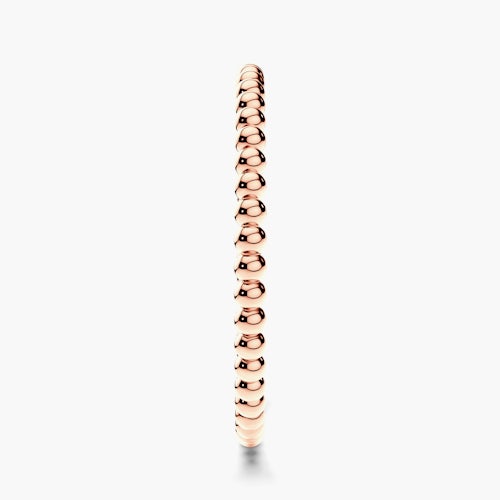 Obrączka partnerska Sign of Love®: różowe złoto, okrągła, 1,3mm